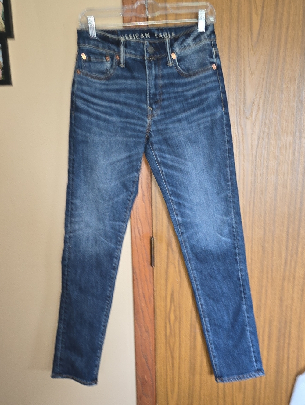 American Eagle Outfitters Men’s Skinny Blue Washed Jeans
